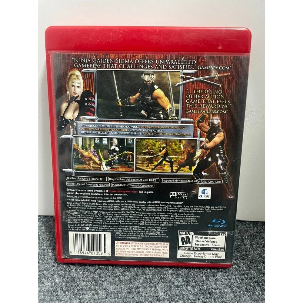 Ninja Gaiden Sigma - Sony PlayStation 3